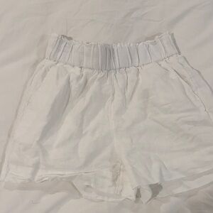 J. Crew High Waist White Shorts